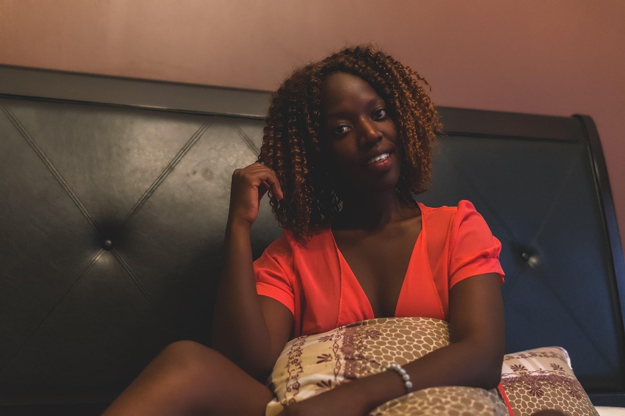 woman, girl, portrait, african, african woman, pose, smile, beautiful, cute